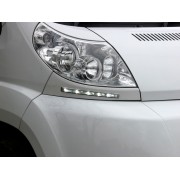 NEW NEW ! Stylish Curved DRL' for the Fiat Ducato X250 Type Motorhomes - as supplied to models at the NEC Motorhome Show 2013