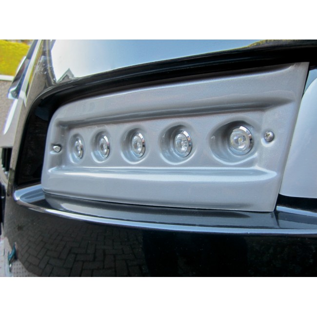 Pod Light Kit SILVER Daytime Running Lights DRL LED Ducato, Boxer