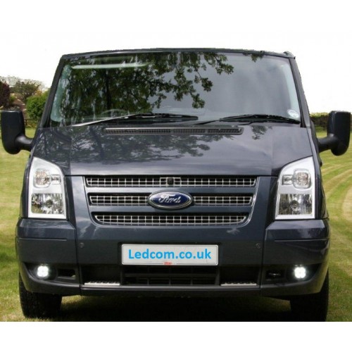 LED Day Running Lights Kit DRL Ford Transit Mk7 Van and Motorhome 2006